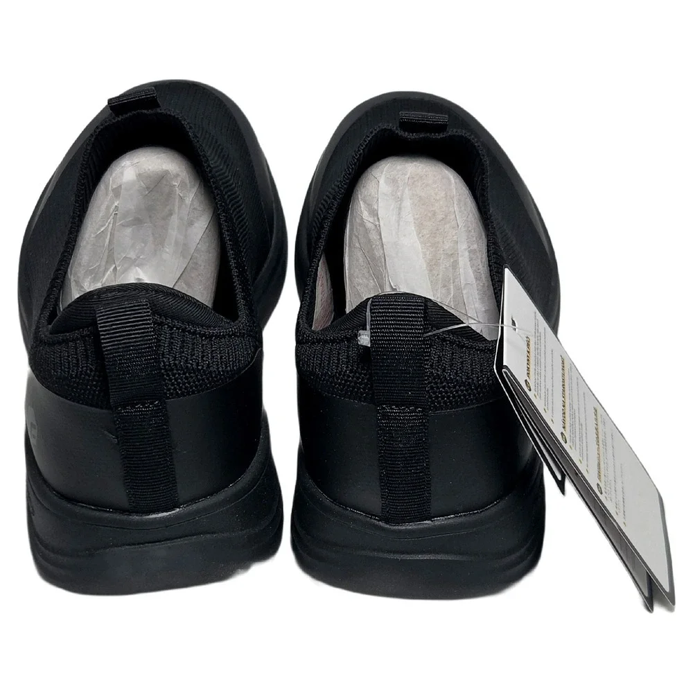 FitVille BriskWalk Recovery Slip-On Sneakers Womens 8EW EU 38.5 Wide Black NWT
